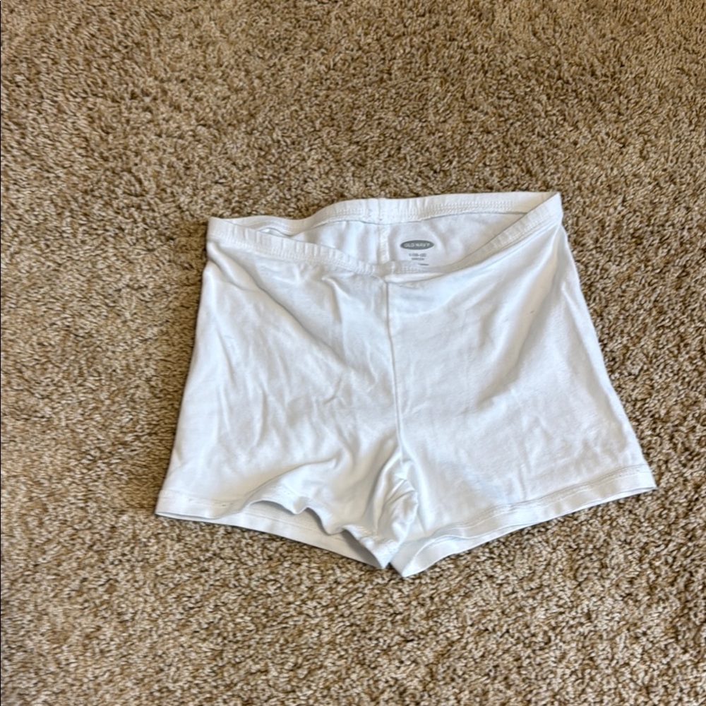 Old Navy Women's White Bike Shorts